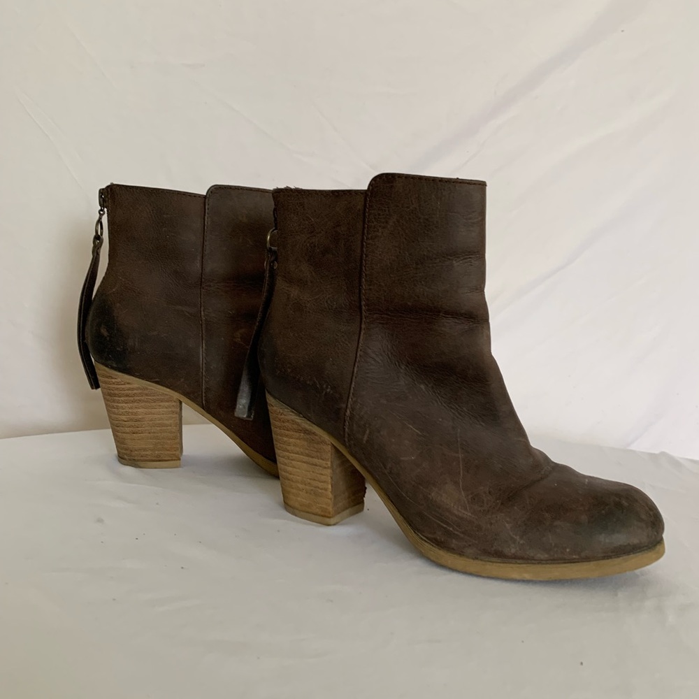 Ralph Lauren Denim & Supply Mariela Distressed Heeled Booties